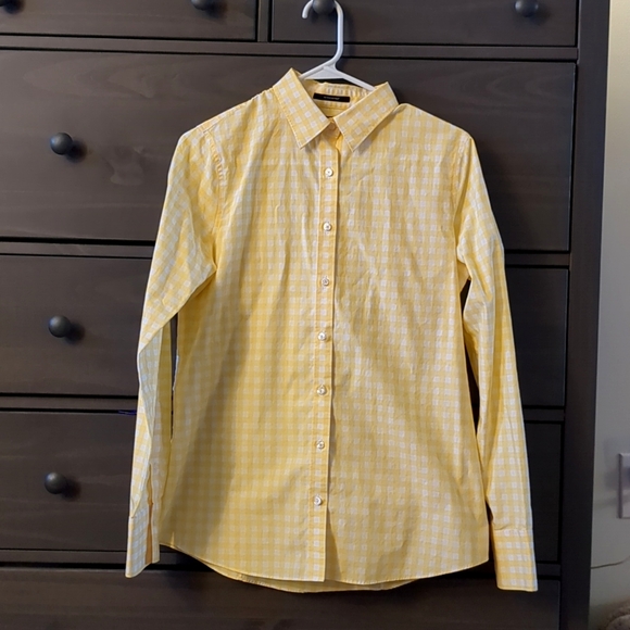 Lands End No Iron Supima Long Sleeve 6 Tall - Picture 1 of 3